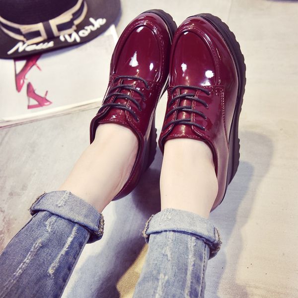 12cm high heel lace up womens leather wedges heels platform shoes woman pumps black wine red patent leather shoes for woman
12cm high heel lace up womens leather wedges heels platform shoes woman pumps black wine red patent leather shoes for woman