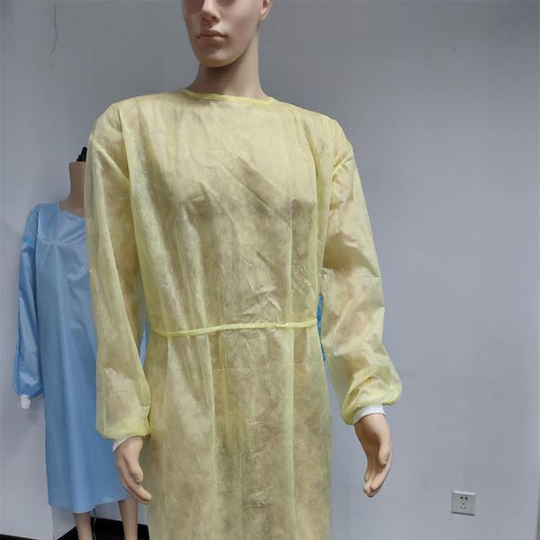 isolation gowns dustproof yellow for factory use antifouling pp online 200pcs/carton for sale
isolation gowns dustproof yellow for factory use antifouling pp online 200pcs/carton for sale