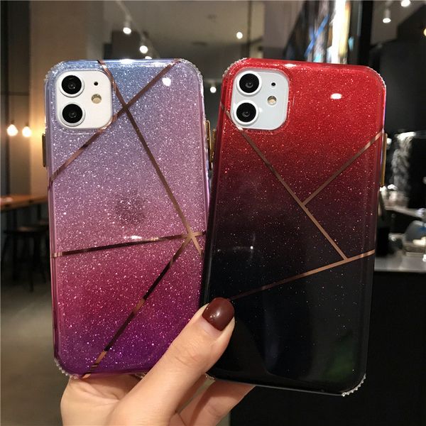 ins geometric glitter gradient color phone case for iphone 11 pro max xs max xr x 7 8 plus se soft tpu phone back cover
ins geometric glitter gradient color phone case for iphone 11 pro max xs max xr x 7 8 plus se soft tpu phone back cover