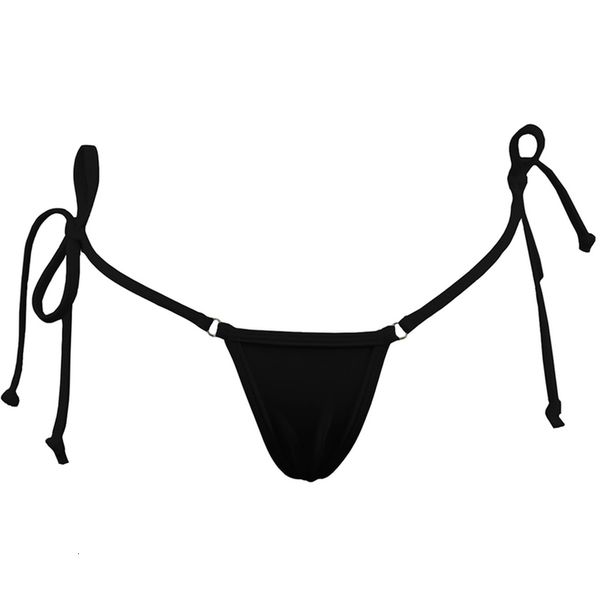 2020 tiny string solid side tie brazilian bikini bottom swimwear women micro mini thong brasil female tanga panty underwear k100, White;black
2020 tiny string solid side tie brazilian bikini bottom swimwear women micro mini thong brasil female tanga panty underwear k100, White;black