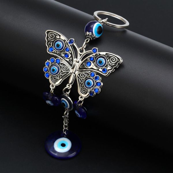 fashion butterfly keyring rings evil eye charms glass keychain fit women decoration home bag car key chain jewelry accessories, Slivery;golden
fashion butterfly keyring rings evil eye charms glass keychain fit women decoration home bag car key chain jewelry accessories, Slivery;golden