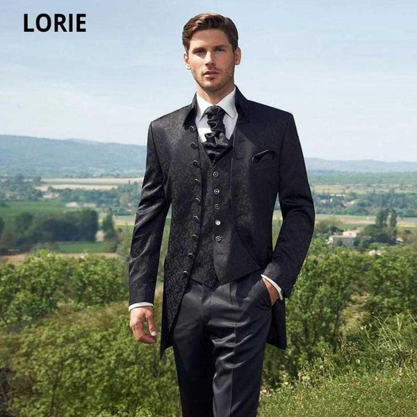 lorie 2020 classic mandarin lapel wedding tuxedos slim fit suits for men groomsmen suit three pieces prom formal suits plus size, White;black
lorie 2020 classic mandarin lapel wedding tuxedos slim fit suits for men groomsmen suit three pieces prom formal suits plus size, White;black