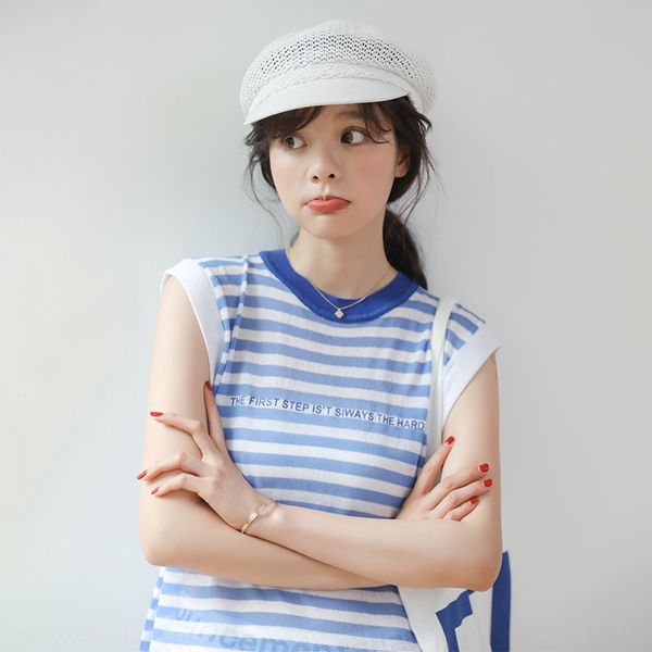 korean style simple all-matchvest t-shirt style round neck hipster striped ice silk knitted vest women's sleeveless t-shirt trendy, White;black
korean style simple all-matchvest t-shirt style round neck hipster striped ice silk knitted vest women's sleeveless t-shirt trendy, White;black