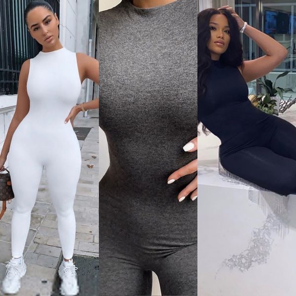2020 summer new women's sleeveless body clothes body clothes slim fit high waist sports jumpsuit, Black;white
2020 summer new women's sleeveless body clothes body clothes slim fit high waist sports jumpsuit, Black;white