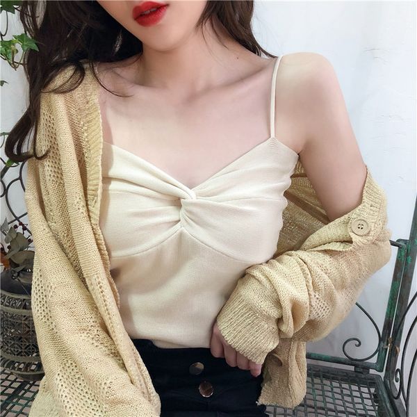 smart vest shirt knit small camisole women's hong kong style outer wear black inner sleeveless base shirt summer, Camo
smart vest shirt knit small camisole women's hong kong style outer wear black inner sleeveless base shirt summer, Camo