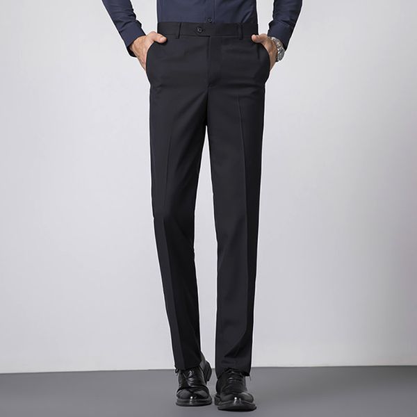 2020 winter men dress pants slim fit men office trousers formal wedding classic pants business suit, White;black
2020 winter men dress pants slim fit men office trousers formal wedding classic pants business suit, White;black