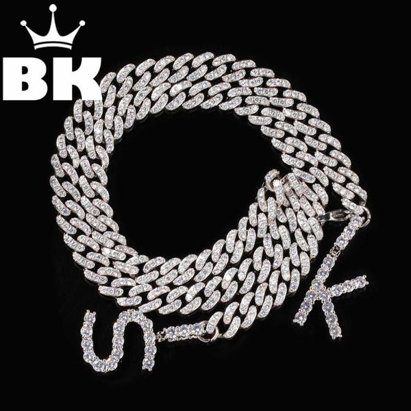 the bling king 9mm micro pave iced cz cuban link with one row letter chains gold color luxury bling jewelry fashion, Silver
the bling king 9mm micro pave iced cz cuban link with one row letter chains gold color luxury bling jewelry fashion, Silver