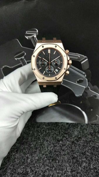 new 42mm men's watch vk quartz full stainless steel automatic mechanical movement luxury sports fashion watch, Slivery;brown
new 42mm men's watch vk quartz full stainless steel automatic mechanical movement luxury sports fashion watch, Slivery;brown