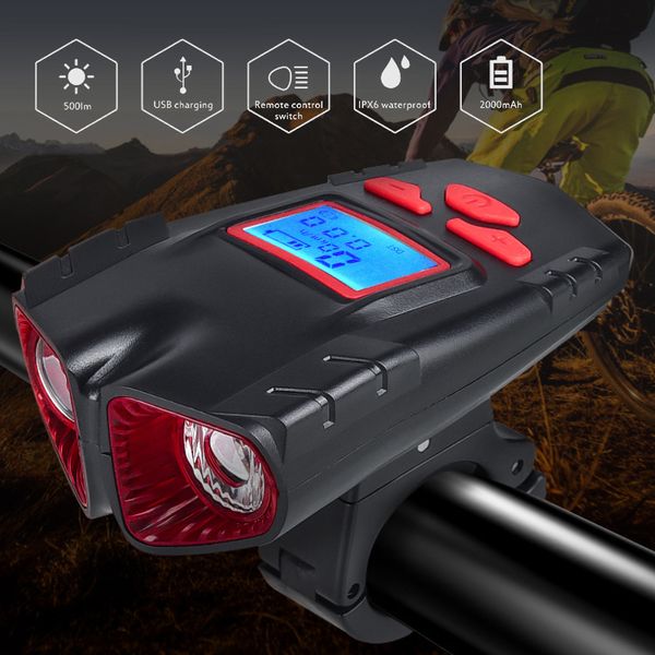 multifunction bicycle 500lm front light wireless code satch lamp mountain bike with 120 db horn headlight
multifunction bicycle 500lm front light wireless code satch lamp mountain bike with 120 db horn headlight