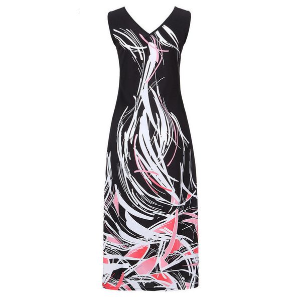 2020 womens large size summer v neck floral print bohemian sleeveless long dress casual comfortable fashion dress, Black;gray
2020 womens large size summer v neck floral print bohemian sleeveless long dress casual comfortable fashion dress, Black;gray