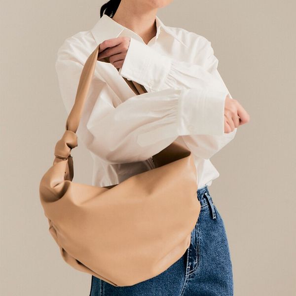 knot ring pleated women bags cloud women shoulder bag designer pu leather hobos handbag female crossbody bag large capacity tote
knot ring pleated women bags cloud women shoulder bag designer pu leather hobos handbag female crossbody bag large capacity tote
