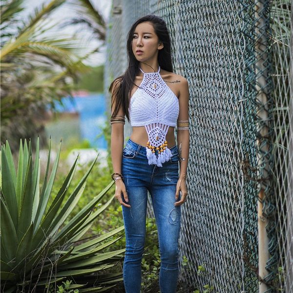 new handmade beaded knitted tie-up breast-wrapped bohemian style slim belly-covered tassel beaded coat breast-wrapped top, Camo
new handmade beaded knitted tie-up breast-wrapped bohemian style slim belly-covered tassel beaded coat breast-wrapped top, Camo