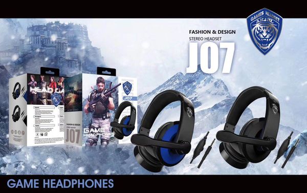 e-sports j07 headset head-mounted gaming headphone wire-controlled eating chicken wired ps4 computer game audio-visual headset with wheat
e-sports j07 headset head-mounted gaming headphone wire-controlled eating chicken wired ps4 computer game audio-visual headset with wheat