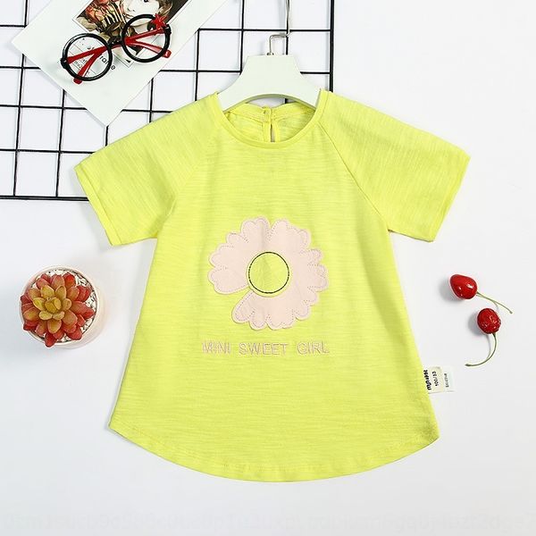 little daisy t-shirt and clothes t-shirt bamboo cotton girl clothes fashionable foreign style girl short sleeve, Blue
little daisy t-shirt and clothes t-shirt bamboo cotton girl clothes fashionable foreign style girl short sleeve, Blue