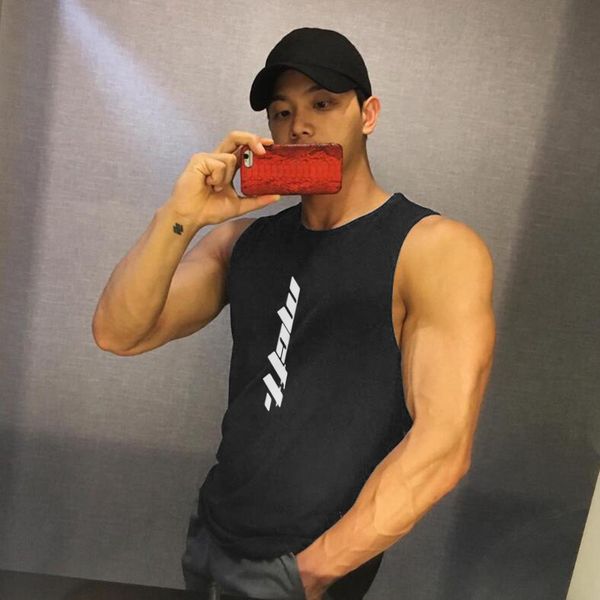 new summer mens running vest men mesh quick dry gym clothing bodybuilding fitness tank sleeveless shirt training singlets, Black;blue
new summer mens running vest men mesh quick dry gym clothing bodybuilding fitness tank sleeveless shirt training singlets, Black;blue