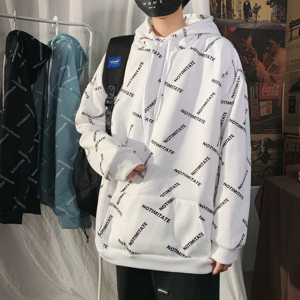 season new ins super hooded fleece men's fashion brand hip hop couple coat hoodie hoodie korean style trendy loose coat, Black
season new ins super hooded fleece men's fashion brand hip hop couple coat hoodie hoodie korean style trendy loose coat, Black