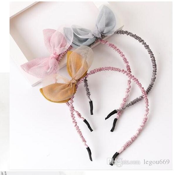 hair band children's anti-skid hair hoop fabric double-layer rabbit ear screen butterfly tie hoop princess baby hoop wl549, Slivery;white
hair band children's anti-skid hair hoop fabric double-layer rabbit ear screen butterfly tie hoop princess baby hoop wl549, Slivery;white