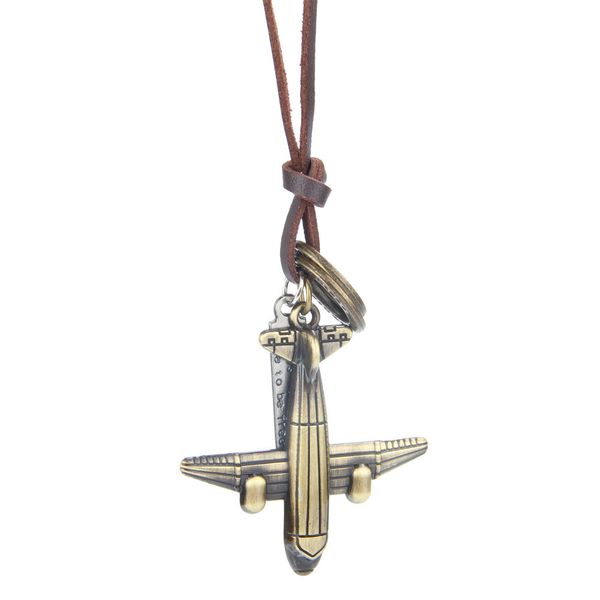 retro long men and women sweater chain childlike airliner aircraft pendant necklace, Silver
retro long men and women sweater chain childlike airliner aircraft pendant necklace, Silver