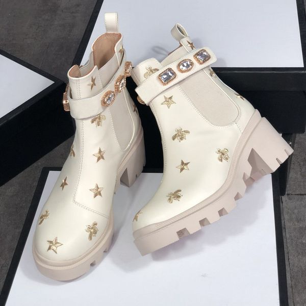 fashion winter women desert boot ankle martin boots flamingos black white bee 100% real leather medal coarse non-slip cowboy boot with box
fashion winter women desert boot ankle martin boots flamingos black white bee 100% real leather medal coarse non-slip cowboy boot with box