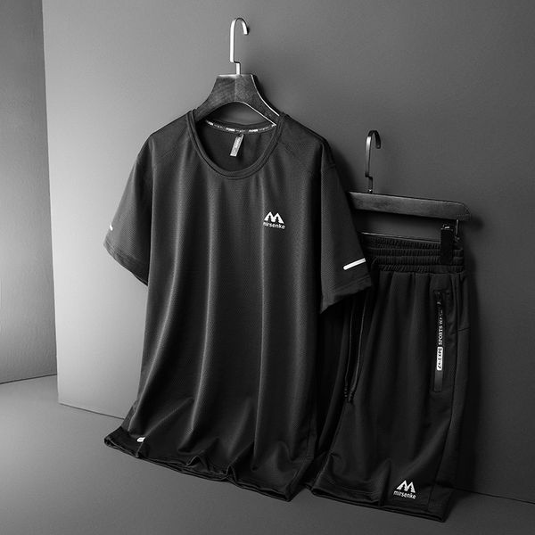Men's Tracksuits 2020 Summer New Mens Two-piece T-shirt Suit Casual Men Active Breathable Thin Suits 3 Colors Plus Size L-8XL
Men's Tracksuits 2020 Summer New Mens Two-piece T-shirt Suit Casual Men Active Breathable Thin Suits 3 Colors Plus Size L-8XL