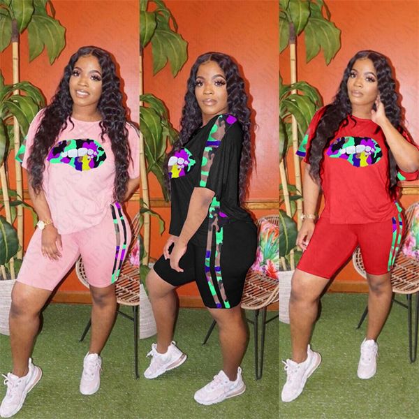women tracksuit designer letters camouflage lips print short sleeves t shirt shorts patchwork two pieces outfits sports suit s-4xl d7713, White
women tracksuit designer letters camouflage lips print short sleeves t shirt shorts patchwork two pieces outfits sports suit s-4xl d7713, White