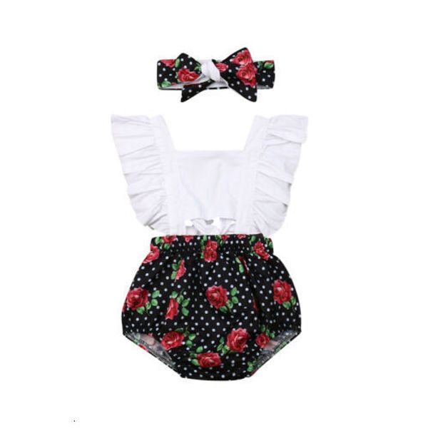 newborn baby girls floral print sleeveless bodysuit +headband jumpsuit outfits sunsuit clothes 2pcs, Blue
newborn baby girls floral print sleeveless bodysuit +headband jumpsuit outfits sunsuit clothes 2pcs, Blue