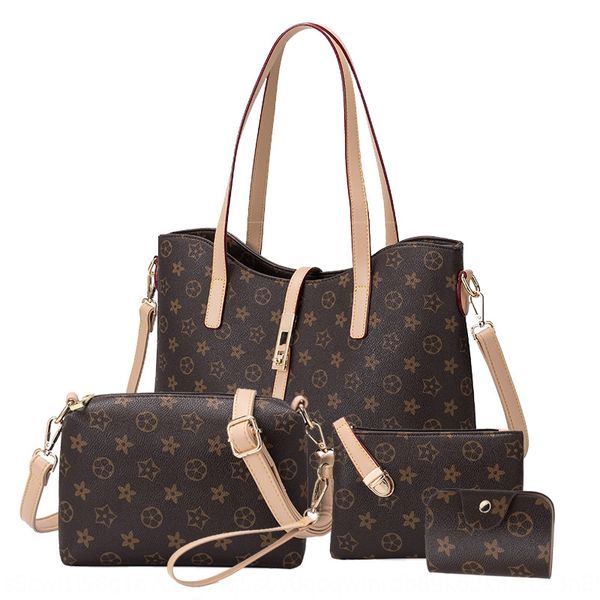 wyzfk 4-piece set mother 2019 fashion printed plaid portable messenger large capacity all matching women's bags mother's bag quant 
wyzfk 4-piece set mother 2019 fashion printed plaid portable messenger large capacity all matching women's bags mother's bag quant