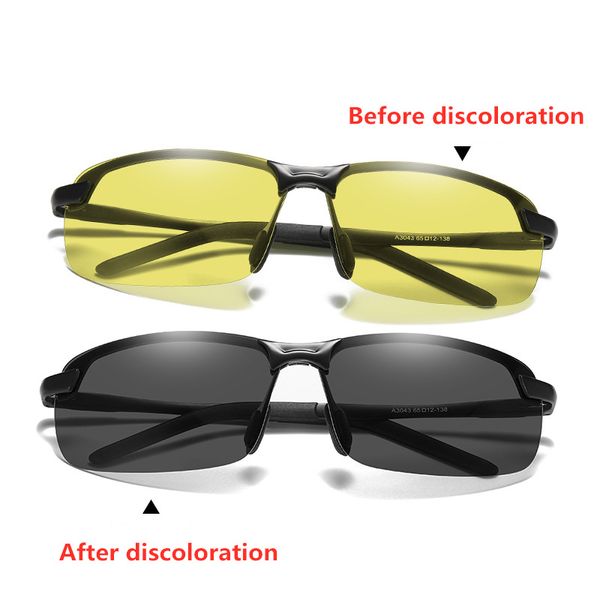 new aluminum magnesium polarized sunglasses night vision color changing grey sunglasses cycling driving glasses wholesale wiht box, White;black
new aluminum magnesium polarized sunglasses night vision color changing grey sunglasses cycling driving glasses wholesale wiht box, White;black