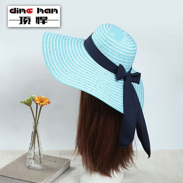 tough and high-end embroidered sequins sunscreen outdoor beach sun sun sequins sunshade hat women's big edge sunshade hat, Blue;gray
tough and high-end embroidered sequins sunscreen outdoor beach sun sun sequins sunshade hat women's big edge sunshade hat, Blue;gray