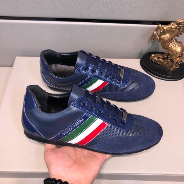 2019s leather men's flat white shoes, fashion lace sports shoes, comfortable breathable shoes, original box packaging: 38-44, Black
2019s leather men's flat white shoes, fashion lace sports shoes, comfortable breathable shoes, original box packaging: 38-44, Black