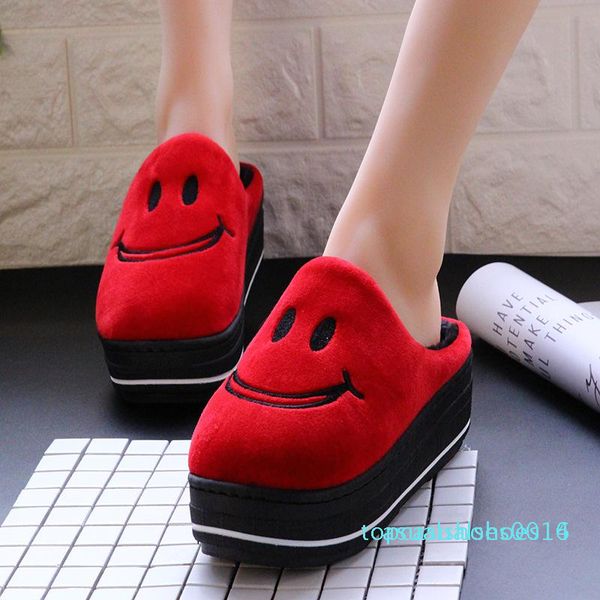 warm winter slippers women smile face females slippers lovers home indoor plush house shoes woman cute plush t16, Black
warm winter slippers women smile face females slippers lovers home indoor plush house shoes woman cute plush t16, Black