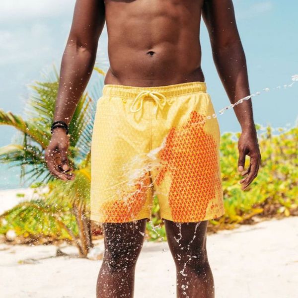 gym clothing color changing beach shorts quick dry swimwear pants warm discoloration swimming surfing board, White;black
gym clothing color changing beach shorts quick dry swimwear pants warm discoloration swimming surfing board, White;black