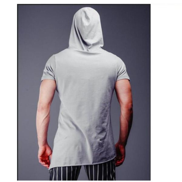 2020 summer men's t-shirt casual solid color loose hooded t-shirt men's new sportswear hoodie short sleeve clo, White;black
2020 summer men's t-shirt casual solid color loose hooded t-shirt men's new sportswear hoodie short sleeve clo, White;black
