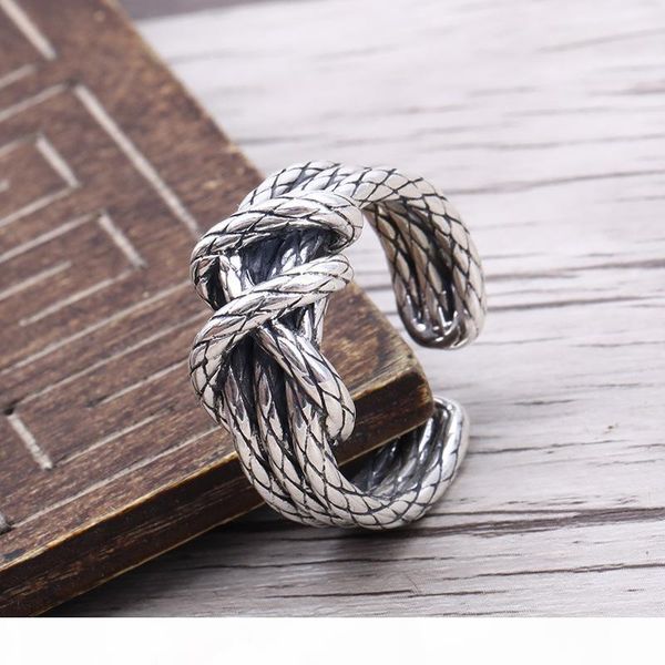 925 sterling silver ring male japanese and korean personality tide retro hipster woven net red single opening 2019 new hot
925 sterling silver ring male japanese and korean personality tide retro hipster woven net red single opening 2019 new hot