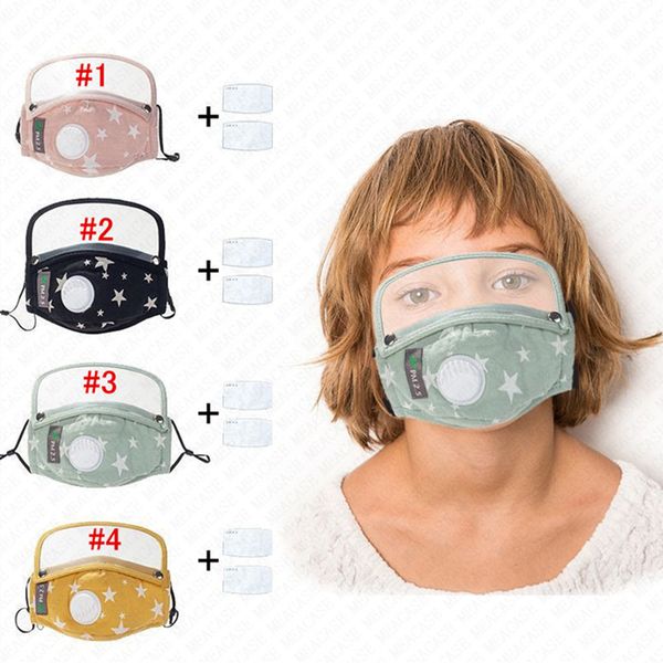 with 2 pm2.5 filters detachable face mask with eye shield for kids children stars print breathable valve cotton masks face cover d71506, Blue
with 2 pm2.5 filters detachable face mask with eye shield for kids children stars print breathable valve cotton masks face cover d71506, Blue