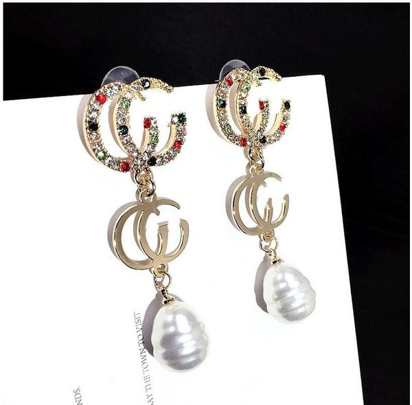 luxury designer ggearrings temperament no box personality design letter letter stud personality fashionable temperament earring, Silver
luxury designer ggearrings temperament no box personality design letter letter stud personality fashionable temperament earring, Silver