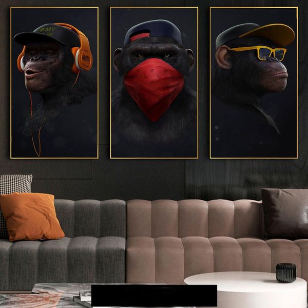 funny monkey wall paintings music monkey with mask posters and prints wall art pictures for living room decor (no frame)
funny monkey wall paintings music monkey with mask posters and prints wall art pictures for living room decor (no frame)