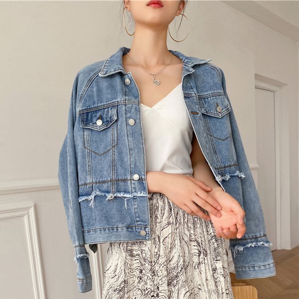 vintage denim jacket women spring autumn coat tassel loose outerwear coats windbreaker boyfriend female jeans jacket plus size, Black;brown
vintage denim jacket women spring autumn coat tassel loose outerwear coats windbreaker boyfriend female jeans jacket plus size, Black;brown