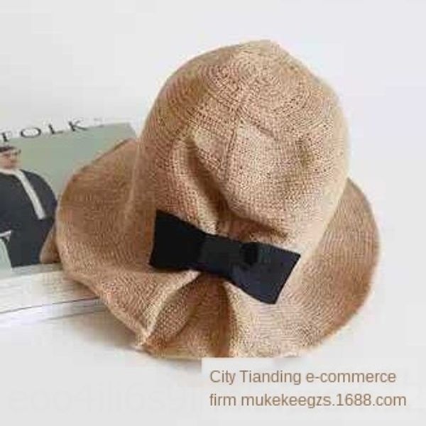 artistic hipster folding bow all-match solid color big edge women's straw fisherman bucket bucket straw fisherman hat hat, Blue;gray
artistic hipster folding bow all-match solid color big edge women's straw fisherman bucket bucket straw fisherman hat hat, Blue;gray