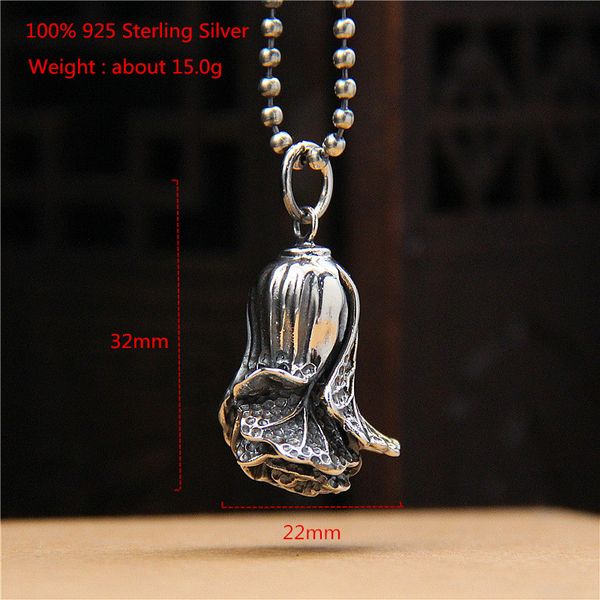 925 sterling silver unique pendant necklace men vivid delicate cabbage pendant for women fashion punk rock jewelry
925 sterling silver unique pendant necklace men vivid delicate cabbage pendant for women fashion punk rock jewelry