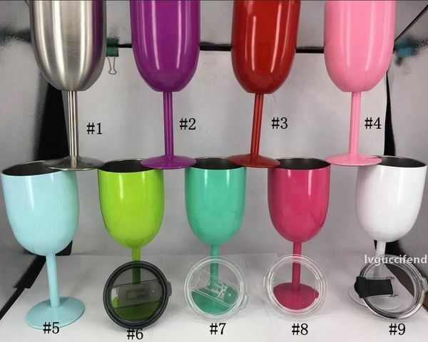 10oz wine glasses stianless steel tumbler wine goblet double wall goblet with lid 9 colors in stock
10oz wine glasses stianless steel tumbler wine goblet double wall goblet with lid 9 colors in stock