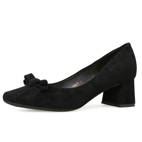 dress shoes women shallow mouth classic pumps cashmere simple high heels size 34-43 sweet female fashion square heel flock pump, Black
dress shoes women shallow mouth classic pumps cashmere simple high heels size 34-43 sweet female fashion square heel flock pump, Black