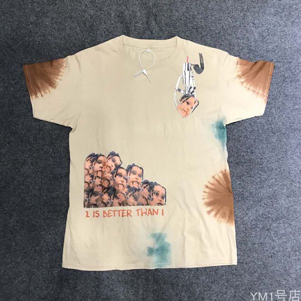 2020 моды dsm travis scott tee cooperative пару граффити ручная роспись tie-краситель ins с коротким рукавом футболки, White;black
2020 моды dsm travis scott tee cooperative пару граффити ручная роспись tie-краситель ins с коротким рукавом футболки, White;black