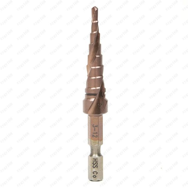 spiral grooved step hss co cobalt titanium drill bits hole cutter 1/4" hex shank metal cone drilling 3-12mm hole saw ing
spiral grooved step hss co cobalt titanium drill bits hole cutter 1/4" hex shank metal cone drilling 3-12mm hole saw ing