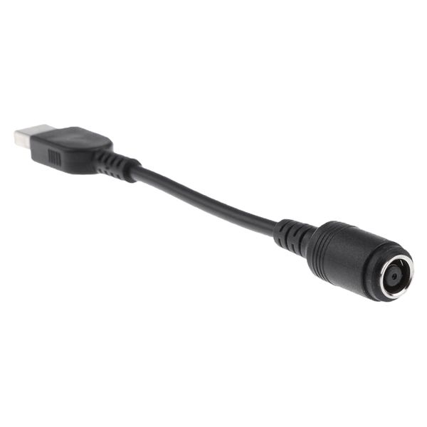 round jack to square end adapter for lenovo power cord conversion cable