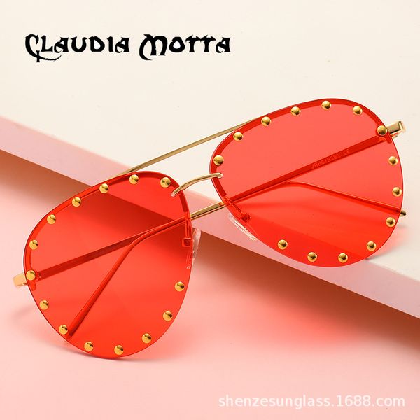 the new factory direct sunglasses european and american fashion metal rivets sunglasses sunglasses item 8801, White;black
the new factory direct sunglasses european and american fashion metal rivets sunglasses sunglasses item 8801, White;black