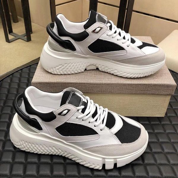 veloce white black luxury men 's shoes autumn and winter comfortable lace -up style men casual shoes chunky sneakers runners with orig
veloce white black luxury men 's shoes autumn and winter comfortable lace -up style men casual shoes chunky sneakers runners with orig