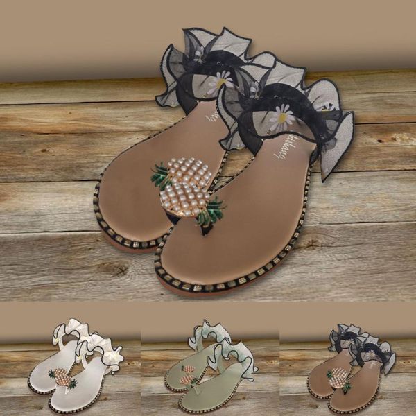 38# summer womens flip flop open toe flowers sandals slip on lace flat slipper casual shoe klapki damskie na lato pantoufle femm, Black
38# summer womens flip flop open toe flowers sandals slip on lace flat slipper casual shoe klapki damskie na lato pantoufle femm, Black