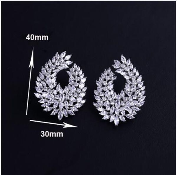 famous zircon earring for women/girl, brincos design luxury micro pave cubic zirconia stud earrings fashion jewelry, Golden;silver
famous zircon earring for women/girl, brincos design luxury micro pave cubic zirconia stud earrings fashion jewelry, Golden;silver