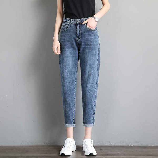 women's jeans elastic loose daddy harlan high waist slim summer and autumn capri radish pants, Blue
women's jeans elastic loose daddy harlan high waist slim summer and autumn capri radish pants, Blue